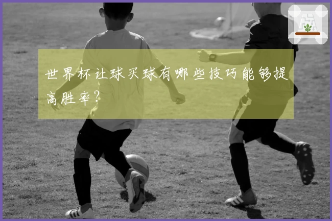 世界杯让球买球有哪些技巧能够提高胜率？